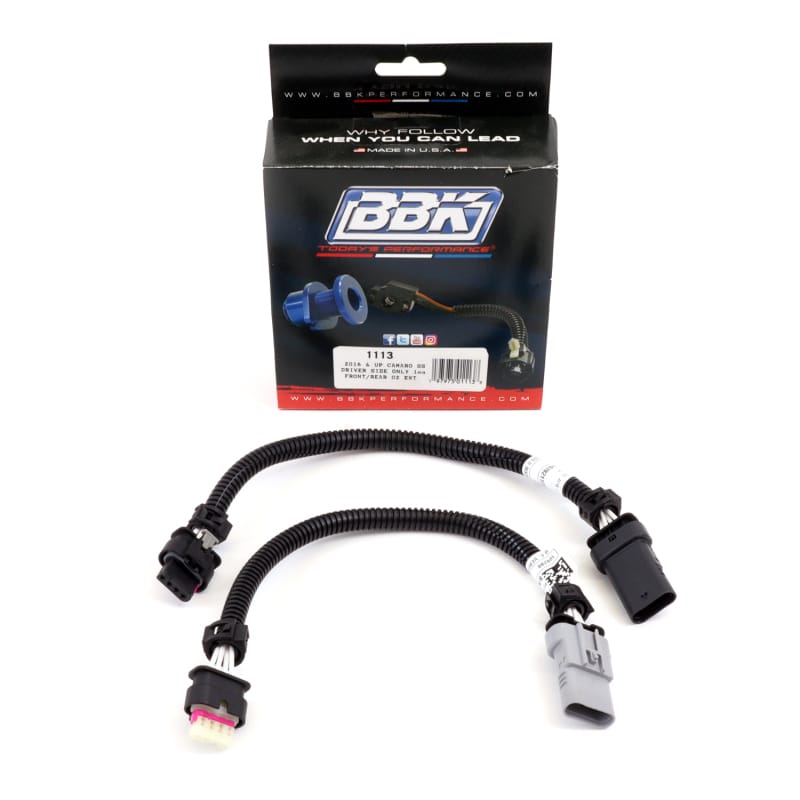 BBK — BBK 16-20 Chevrolet Camaro 6.2L SS O2 Sensor Extensions (AUTO ONLY Drivers Side 1 Front & 1 Rear)
O2 Harness Extension
O2SnsrExtCbl