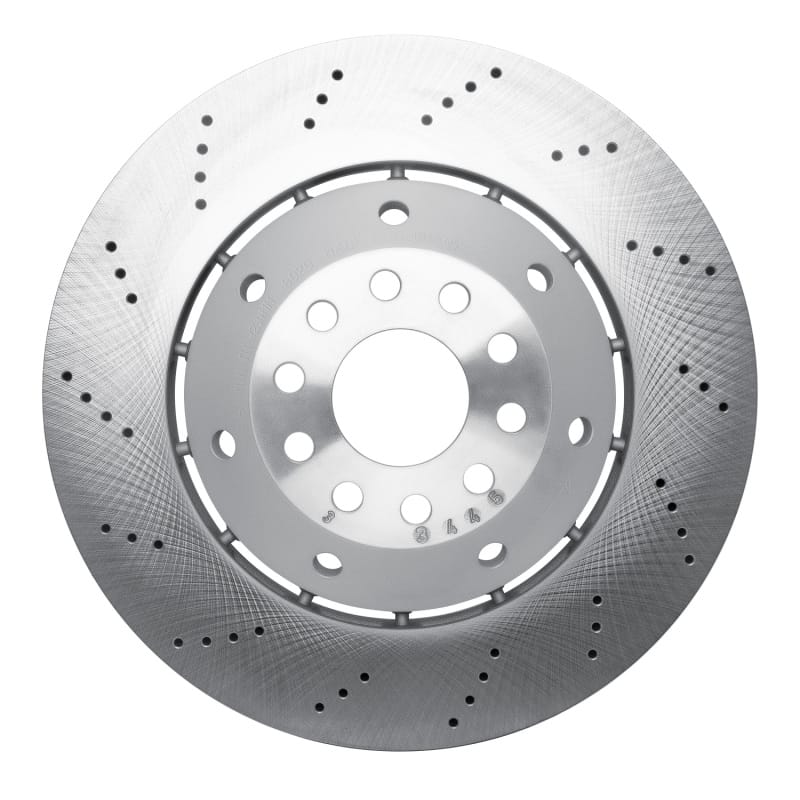 DFC — DFC 03-04 Audi RS6 Left Front Drilled Hi-Carbon Alloy Geomet Coated Rotor
DFC Brake Rotor