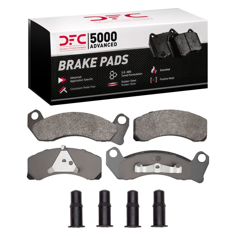 DFC — DFC 81-94 Ford Crown Victoria Front 5000 Advanced Semi Metallic Brake Pads and Hardware Kit
DFC Brake Pad Set