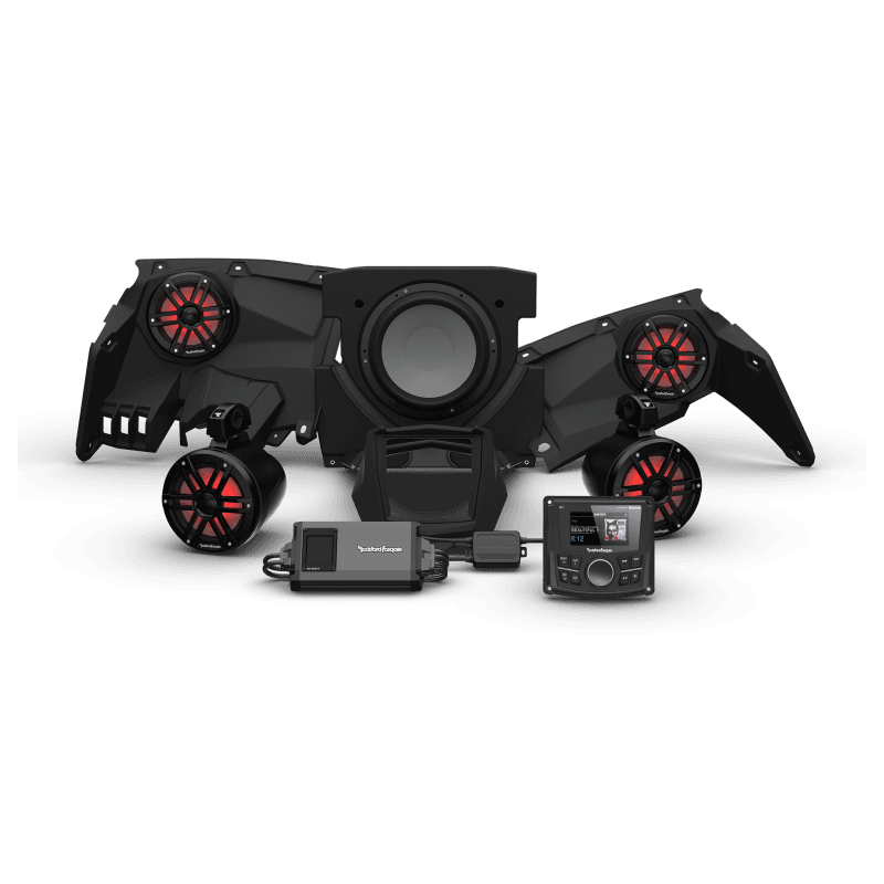 Rockford Fosgate UTV — Rockford Fosgate 17+ Can-Am X3 Stage-4 Audio System (Gen-3)