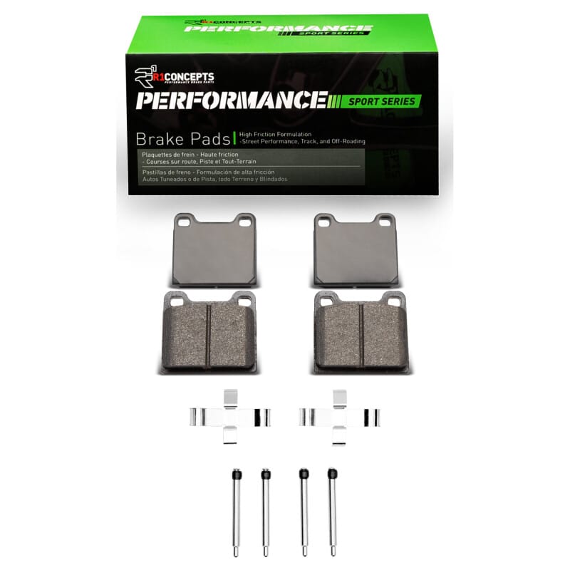 R1 Concepts — R1 63-65 Porsche 356 Front Performance Sport Pads & Hardware Kit
R1 Performance Sport