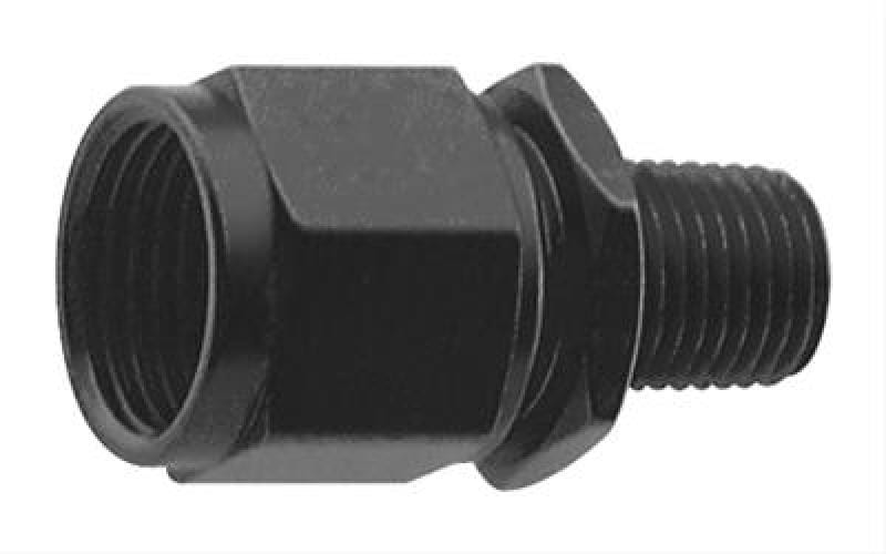 Fragola — Fragola -6AN Female Swivel To 3/8 NPT - Black