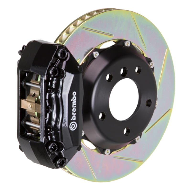 Brembo — Brembo 02-04 Focus SVT/05-06 Focus F GT BBK 4 Piston Cast 2pc 328x28 2pc Rotor Slotted Type1-Black