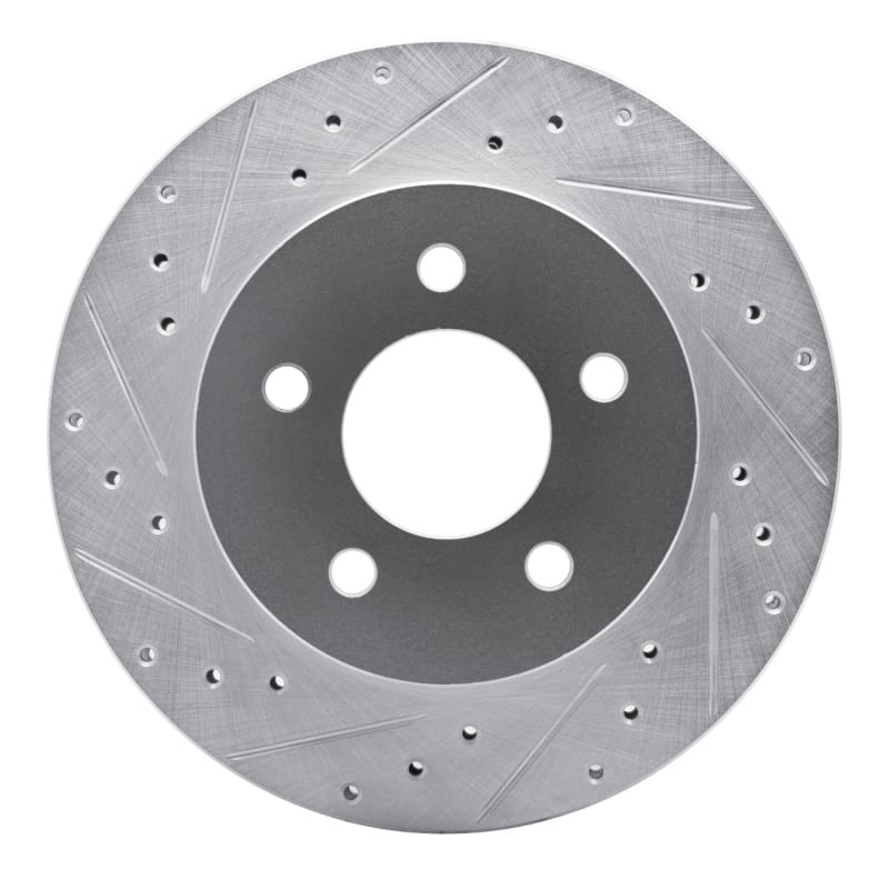 R1 Concepts — R1 82-90 Ford Mustang Rear Left Drilled & Slotted Silver Brake Rotor
R1 Brake Rotor Drill