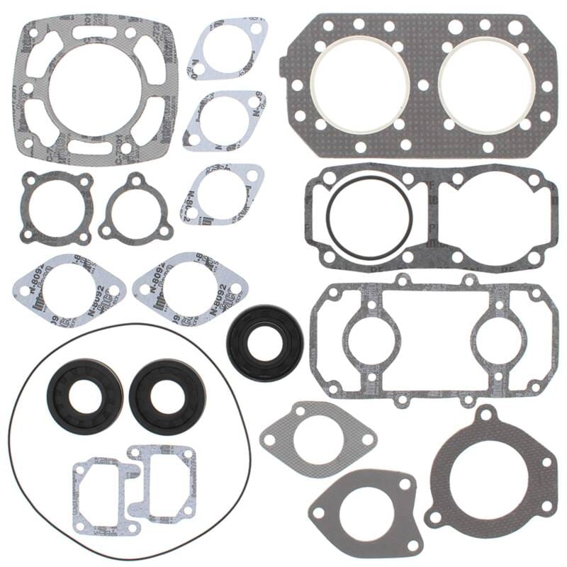 Vertex Pistons — Vertex Gaskets 82-89 Kawasaki JS550 Complete Gasket Kit w/ Oil Seals