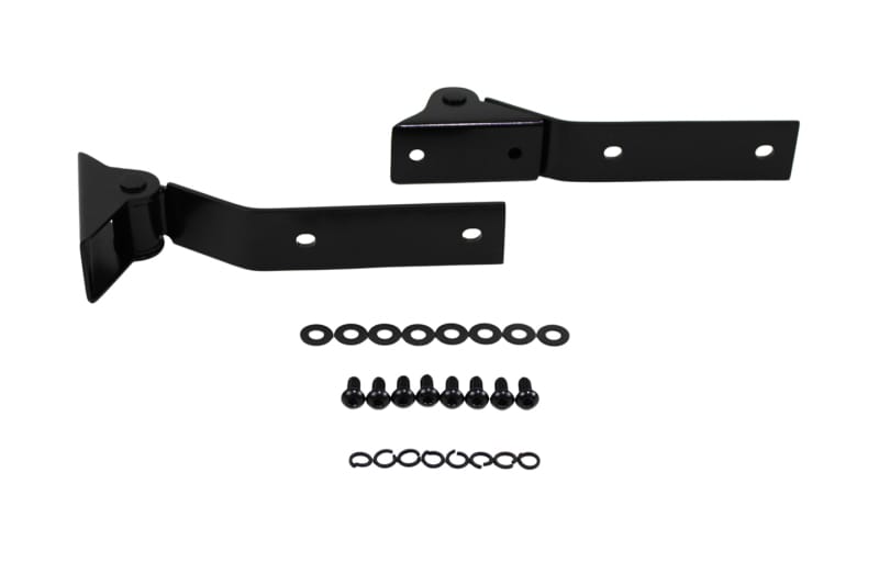 Kentrol — Kentrol 87-95 Jeep Wrangler YJ Tailgate Hinge Pair - Powdercoat Black