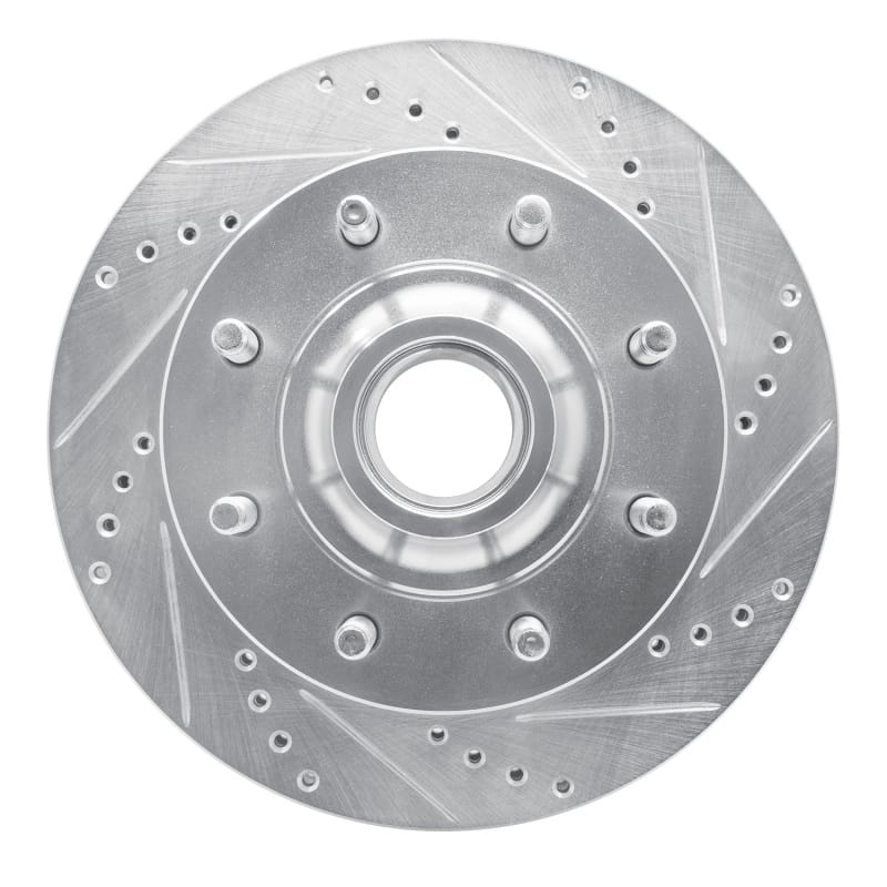 R1 Concepts — R1 99-02 Ford F-250 2WD (Super Duty) Front Right Drilled & Slotted Silver Brake Rotor
R1 Brake Rotor Drill