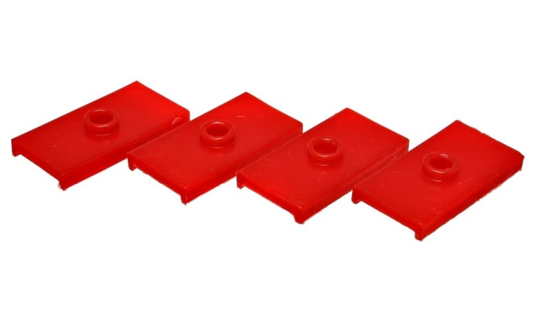 Energy Suspension — Energy Suspension 62-80 MG MGB Red Rear Leaf Spring Pad Set
LeafSprngInsulator