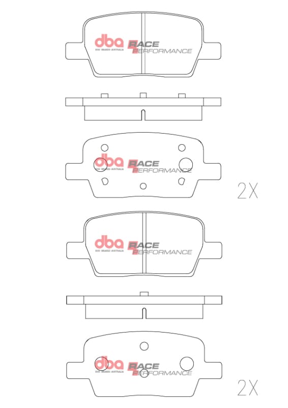 DBA — DBA 16-24 Chevrolet Camaro SS RP Performance Rear Brake Pads
Brake Rotor
