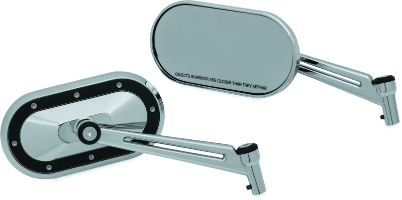 Kuryakyn — Kuryakyn Heavy Industry Mirrors Chrome/Black
