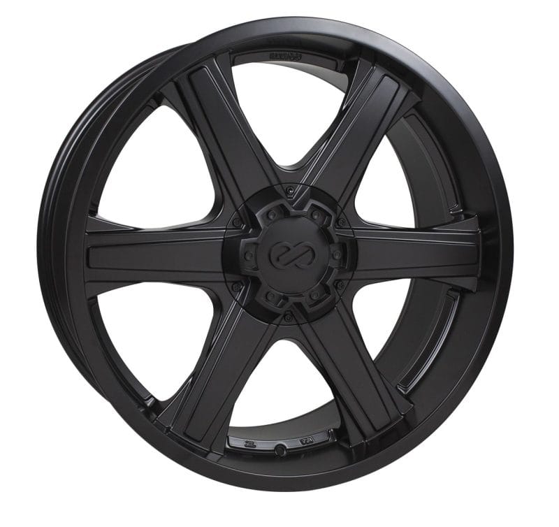 Enkei — Enkei BHAWK 22x9.5 6x139.7 30mm Offset 78mm Bore Black Wheel