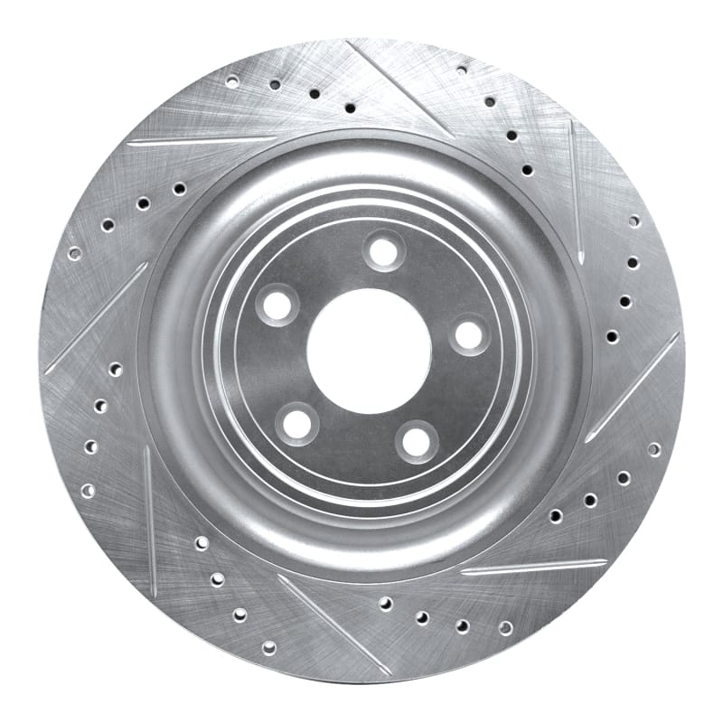 R1 Concepts — R1 08-09 Jaguar XKR Right Rear Drilled & Slotted Silver Brake Rotor
R1 Brake Rotor Drill