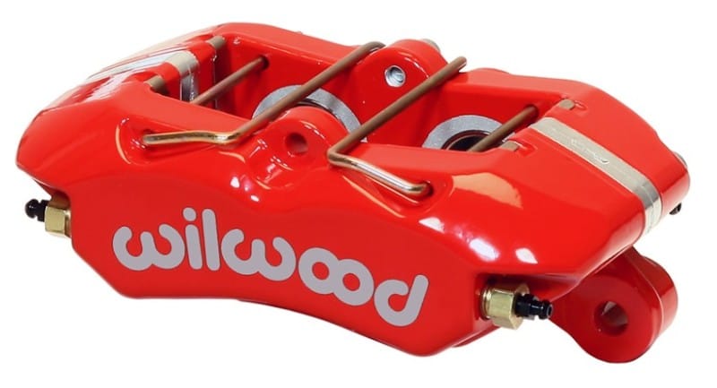 Wilwood — Wilwood Caliper-Forged Dynapro 4 5.25in Mount-Red-Universal 1.38/1.38in Pistons .81in Disc
BRAKE CALIPER