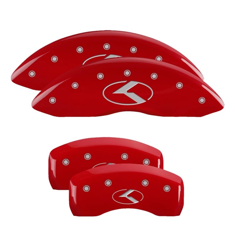 MGP — MGP 4 Caliper Covers Engraved Front & Rear Circle K/Kia Red Finish Silver Char 2019 Kia Optima
Caliper Covers