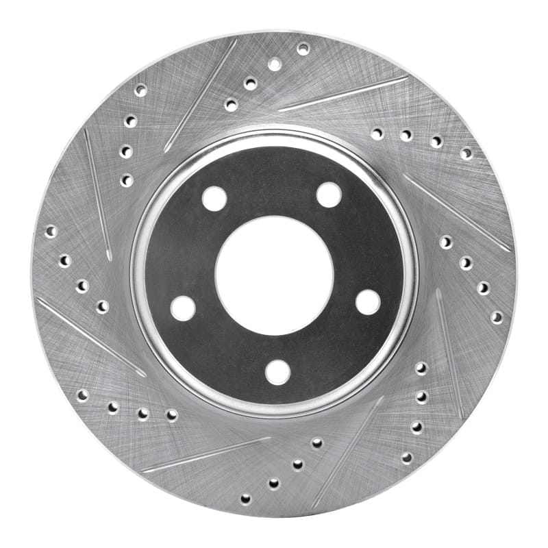R1 Concepts — R1 02-06 Infiniti I35 Front Left Drilled & Slotted Silver Brake Rotor
R1 Brake Rotor Drill