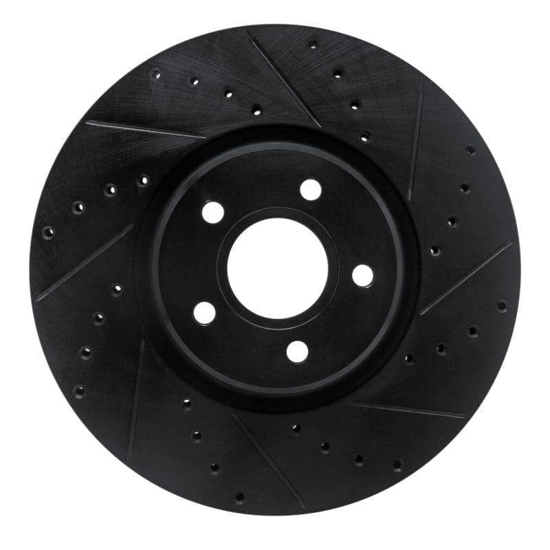R1 Concepts — R1 04-19 Ford Transit Connect Front Right Drilled & Slotted Black Brake Rotor
R1 Brake Rotor Drill