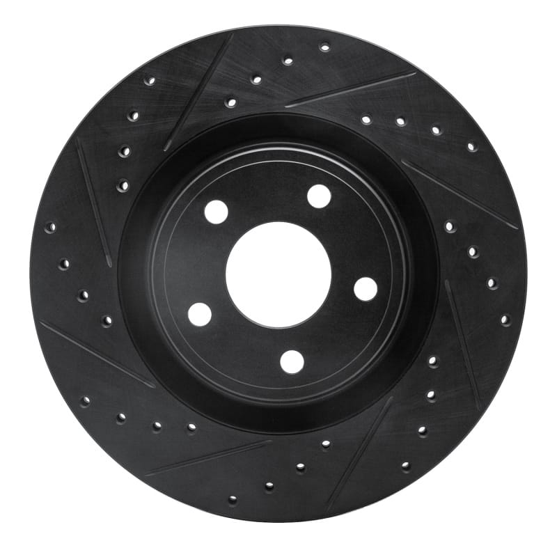 R1 Concepts — R1 07-10 Chevrolet Cobalt Front Left Drilled & Slotted Black Brake Rotor
R1 Brake Rotor Drill