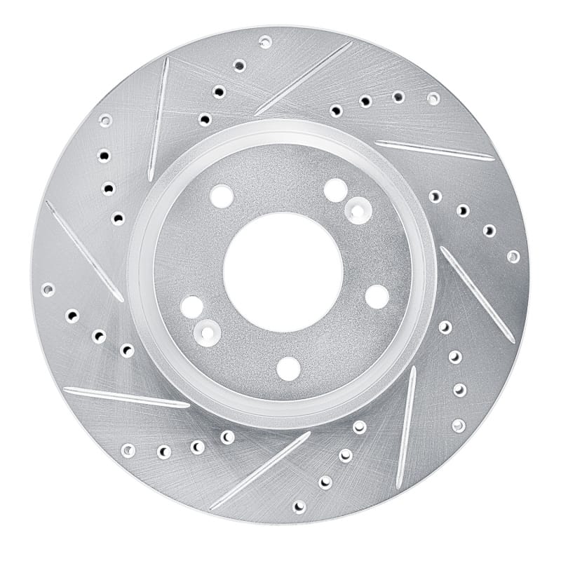 R1 Concepts — R1 15-19 Kia SOUL EV Front Left Drilled & Slotted Silver Brake Rotor
R1 Brake Rotor Drill