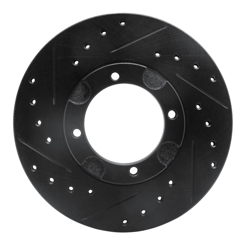 R1 Concepts — R1 87-99 Hyundai Scoupe Front Left Drilled & Slotted Black Brake Rotor
R1 Brake Rotor Drill