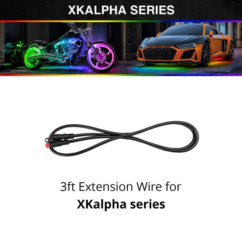 XKGLOW — XK Glow 5pin Extension Wire Xkalpha - 3 Ft