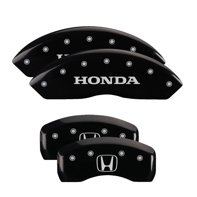 MGP — MGP 4 Caliper Covers Engraved Front Honda Engraved Rear H Logo Black finish silver ch
Caliper Covers