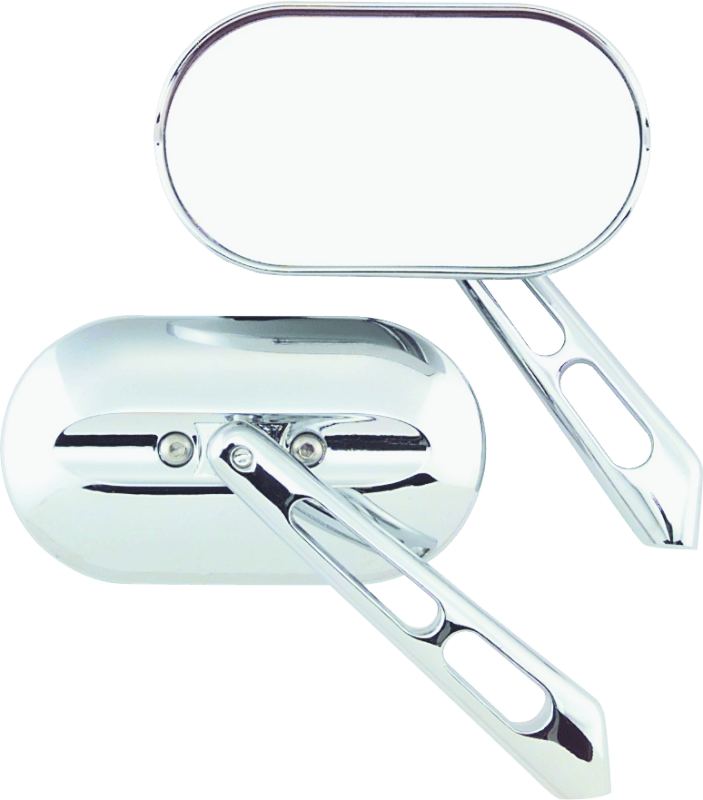 Kuryakyn — Kuryakyn Magnum Mirrors Small Flat Glass Chrome