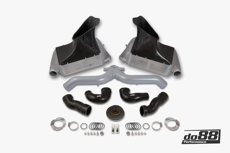 do88 — do88 10-12 Porsche 911 Turbo/Turbo S (997.2) BigPack Intercooler Kit w/Silver Pipe