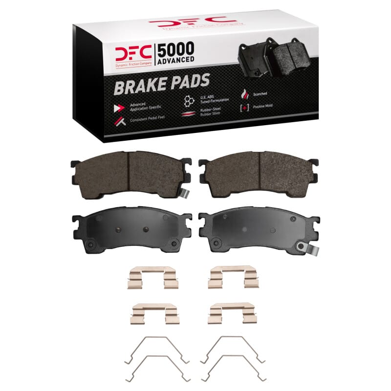 DFC — DFC 98-03 Mazda Protege Front 5000 Advanced Ceramic Brake Pads and Hardware Kit
DFC Brake Pad Set