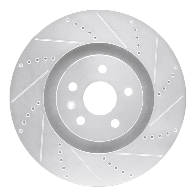 R1 Concepts — R1 2009-2015 Cadillac CTS Front Right Drilled & Slotted Silver Brake Rotor
R1 Brake Rotor Drill