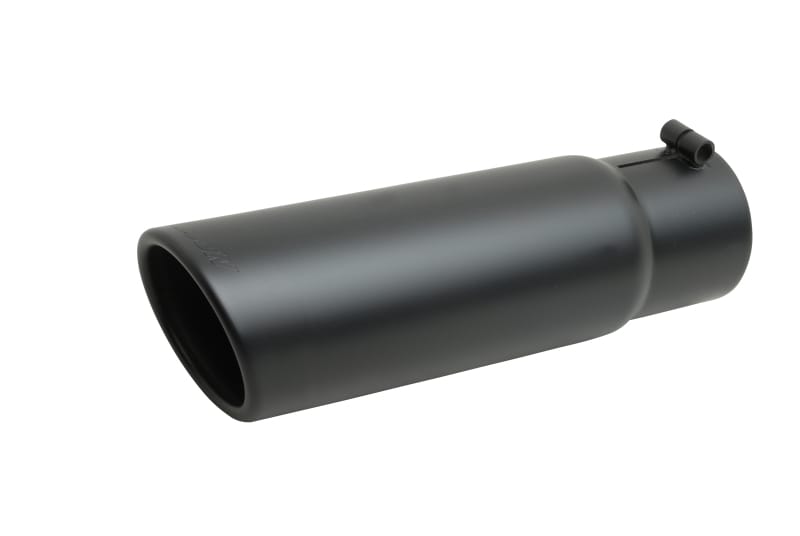 Gibson — Gibson Rolled Edge Slash-Cut Tip - 5in OD/2.25-2.5in Inlet/12in Length - Black Ceramic
Exhaust Tip