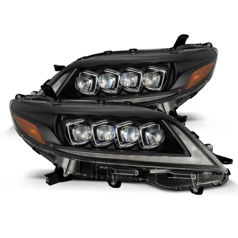 AlphaRex — AlphaRex 2011+ Toyota Sienna NOVA LED Proj Headlights Plank Style Black w/Activ Light/Seq Signal/DRL
Projector Headlights
