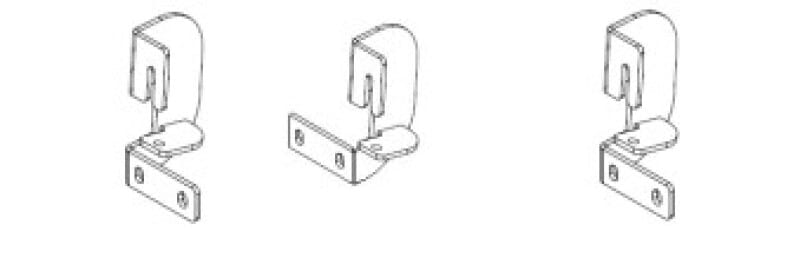 Go Rhino — Go Rhino 07-10 Chevrolet Silverado 2500HD/3500HD Brackets for Dominator Extreme SideSteps
Dominator Bkts