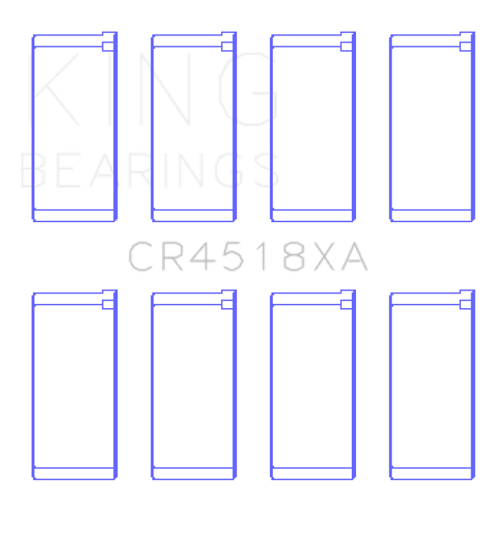 King Engine Bearings — King Engine Bearings Hyundai/Kia D4Cb (Size +0.25mm) Connecting Rod Bearing Set
Engine Bearing