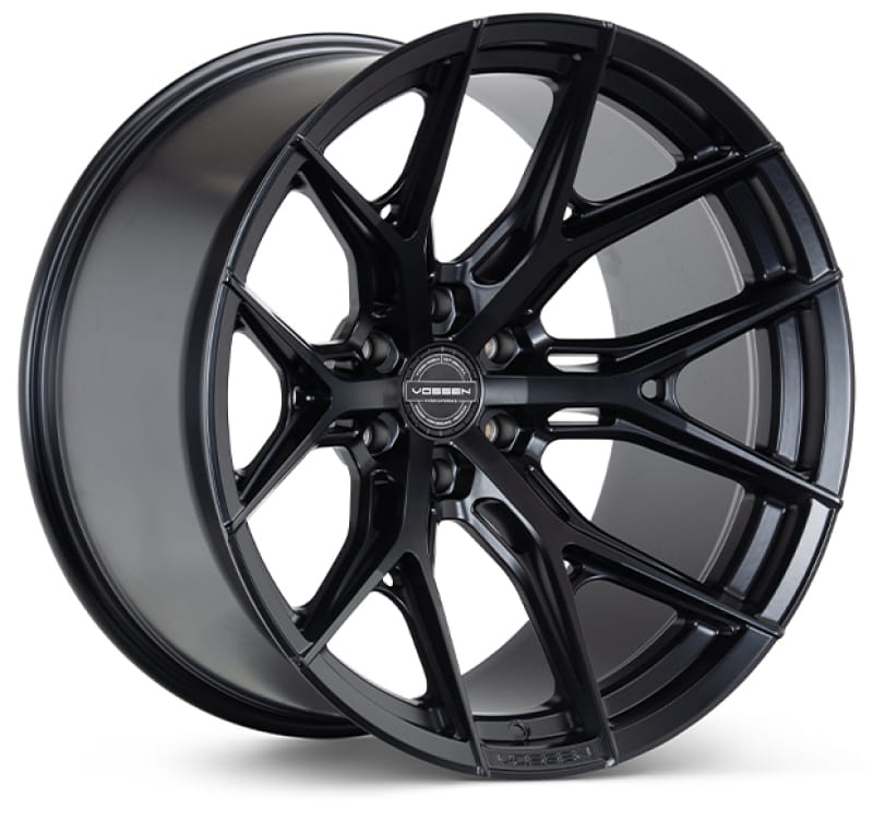 Vossen — Vossen HF6-4 18x9 / 6x139.7 / ET0 / Super Deep / 106.1 CB - Satin Black Wheel