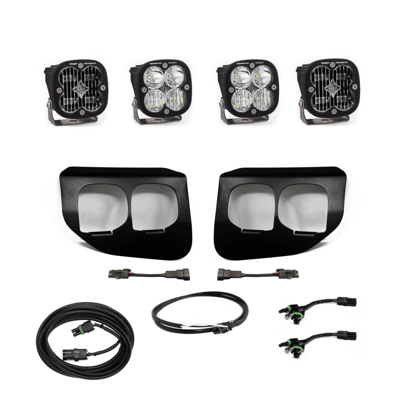 Baja Designs — Baja Designs Ford Super Duty (20-On) Fog Lights Dual FPK SAE/Sport DC Baja Designs w/Upfitter