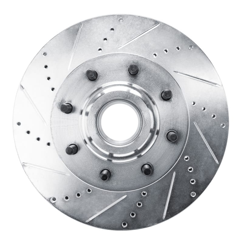 R1 Concepts — R1 11-25 Ford F-250 2WD (Super Duty) Front Left Drilled & Slotted Silver Brake Rotor
R1 Brake Rotor Drill
