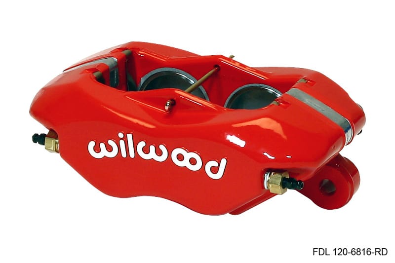 Wilwood — Wilwood Caliper-Forged Dynalite-Red 1.75in Pistons .81in Disc
BRAKE CALIPER