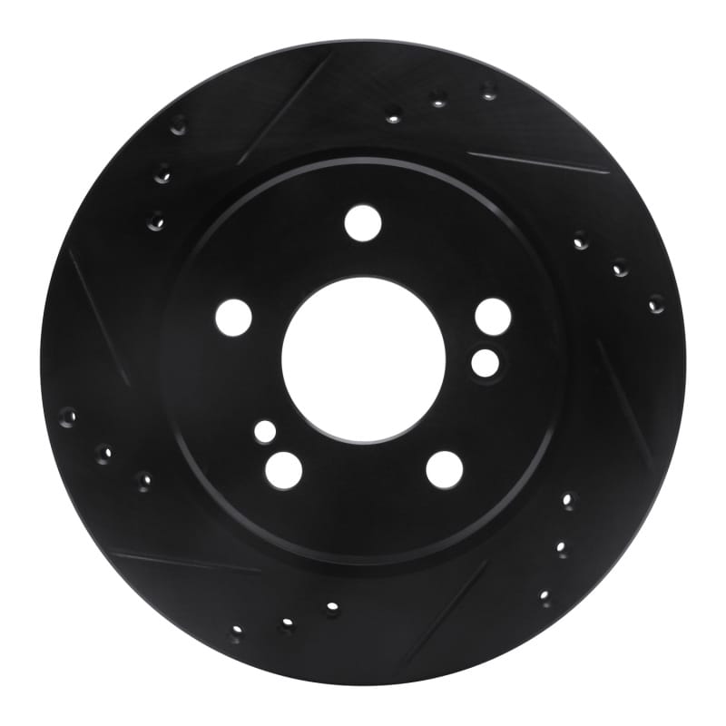 R1 Concepts — R1 92-94 Mercedes-Benz E500 Rear Left Drilled & Slotted Black Brake Rotor
R1 Brake Rotor Drill