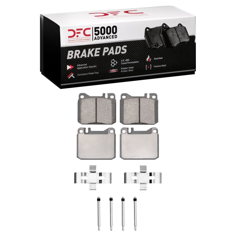 DFC — DFC 79-85 Mercedes-Benz 280SE Front 5000 Advanced Low Metallic Brake Pads and Hardware Kit
DFC Brake Pad Set