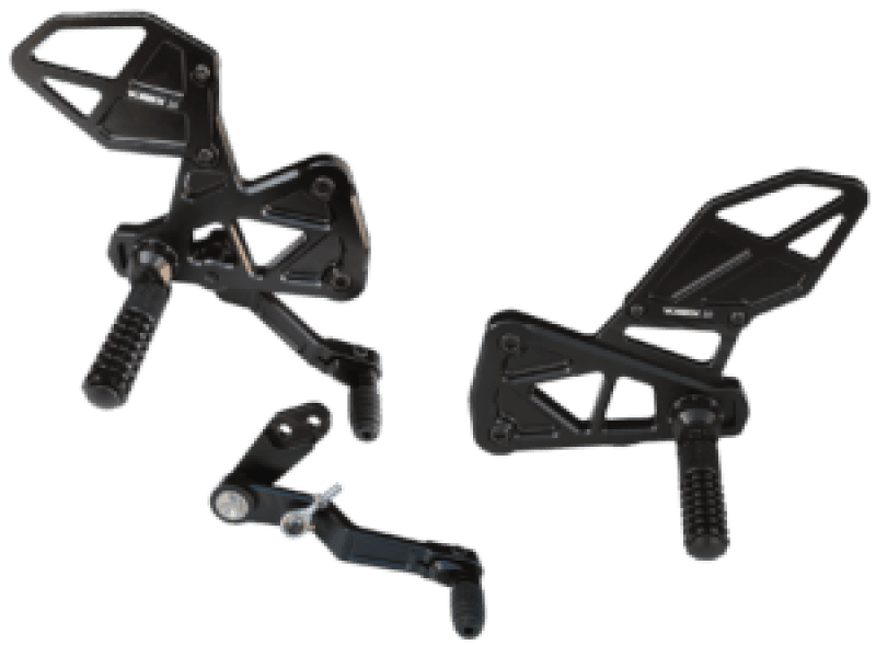 Vortex Racing — Vortex Racing Rearsets Replacement Rear- Black