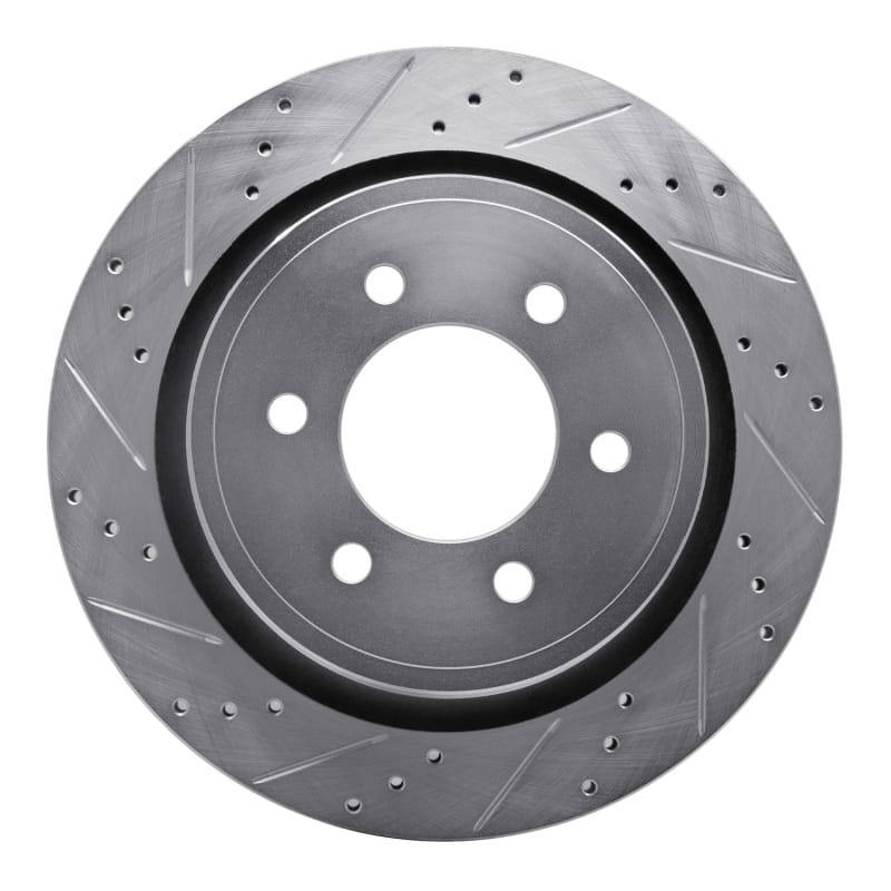 R1 Concepts — R1 12-20 Ford F-150 4WD Rear Left Drilled & Slotted Silver Brake Rotor
R1 Brake Rotor Drill