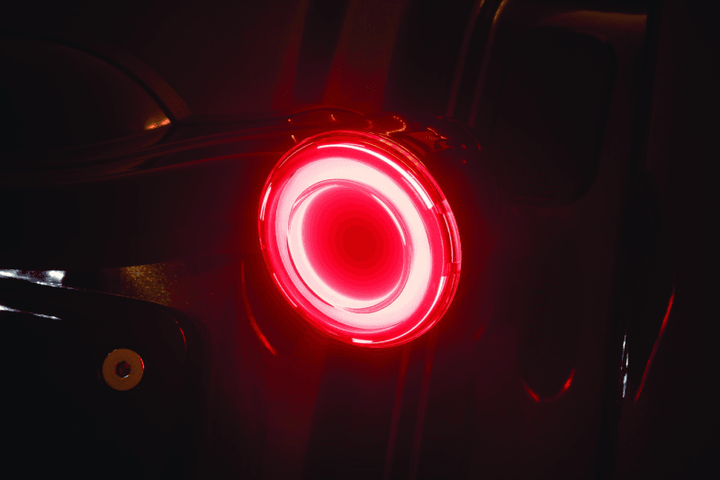 Kuryakyn — Tracer LED Turn Signals w/Red Lens Red Light 1157, Rear