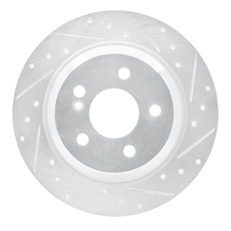 R1 Concepts — R1 03-06 Mercedes-Benz S350 Rear Right Drilled & Slotted Silver Brake Rotor
R1 Brake Rotor Drill