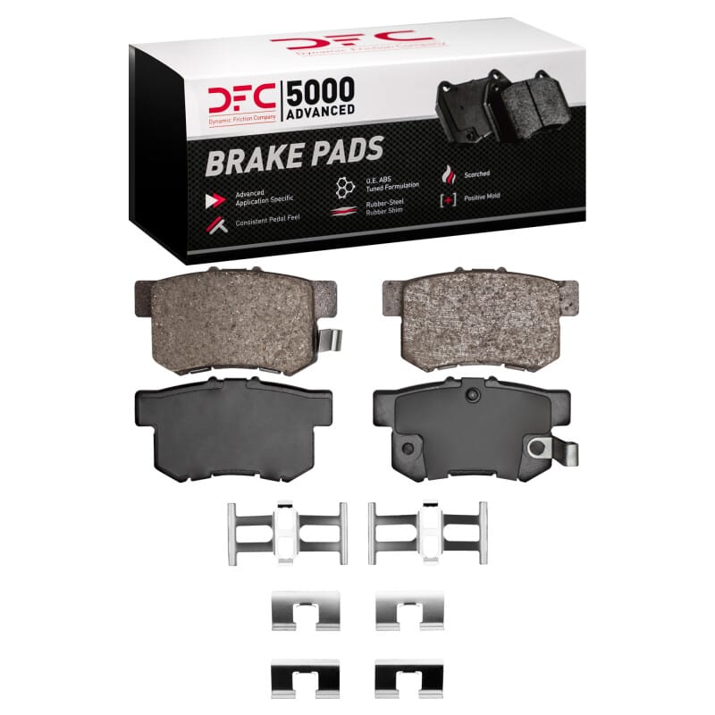 DFC — DFC 87-22 Acura RSX Rear 5000 Advanced Ceramic Brake Pads and Hardware Kit
DFC Brake Pad Set