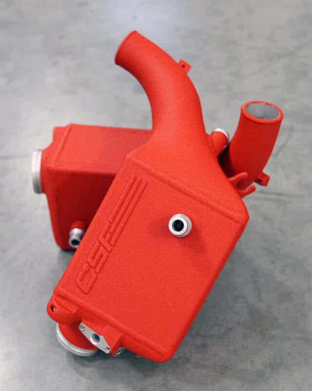 CSF — CSF 2025+ BMW G90 M5 / G99 M5 Touring Charge Air Cooler - Crinkle Red