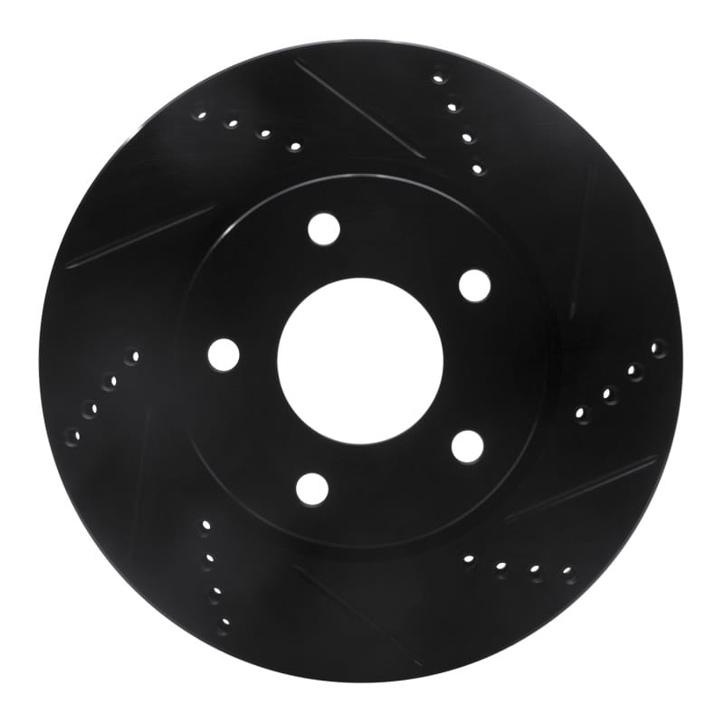 R1 Concepts — R1 07-17 Dodge CALIBER Front Right Drilled & Slotted Black Brake Rotor
R1 Brake Rotor Drill