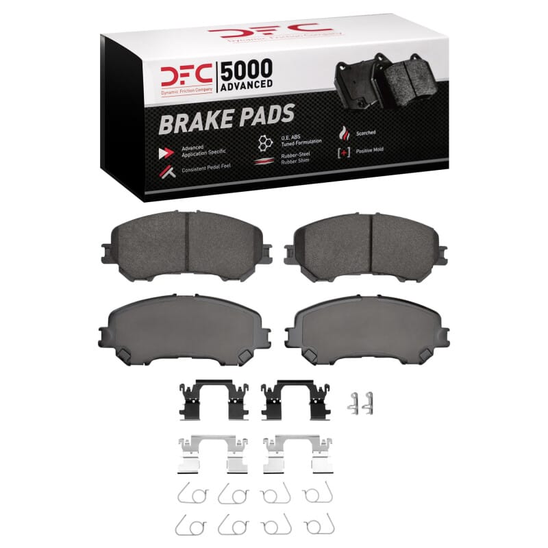 DFC — DFC 14-23 Nissan Qashqai (Canada) Front 5000 Advanced Ceramic Brake Pads and Hardware Kit
DFC Brake Pad Set