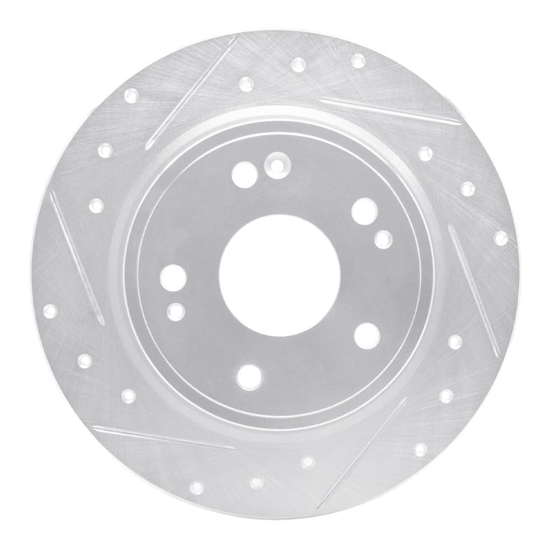 R1 Concepts — R1 2016-2025 Honda Accord Sedan Rear Left Drilled & Slotted Silver Brake Rotor
R1 Brake Rotor Drill