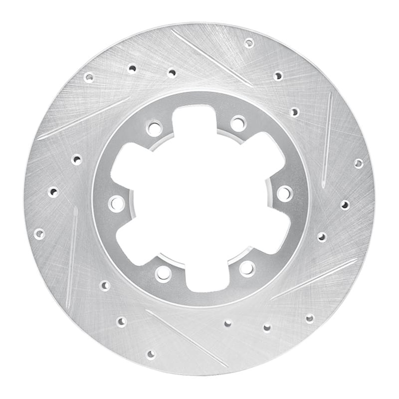 R1 Concepts — R1 83-85 Nissan 720 DATSUN Front Right Drilled & Slotted Silver Brake Rotor
R1 Brake Rotor Drill