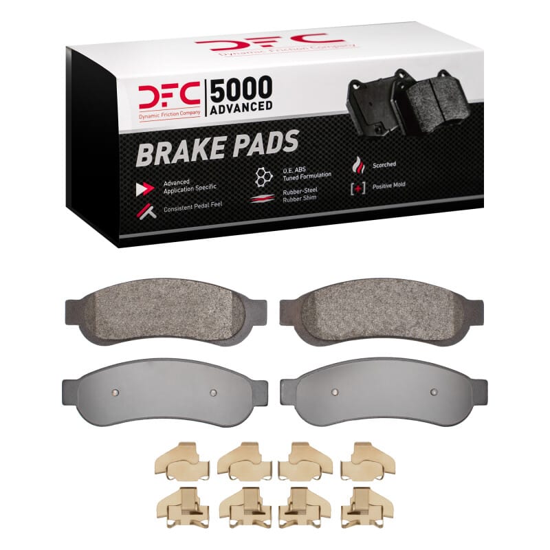 DFC — DFC 10-12 Ford F-250 2WD (Super Duty) Rear 5000 Advanced Semi Metallic Brake Pads and Hardware Kit
DFC Brake Pad Set
